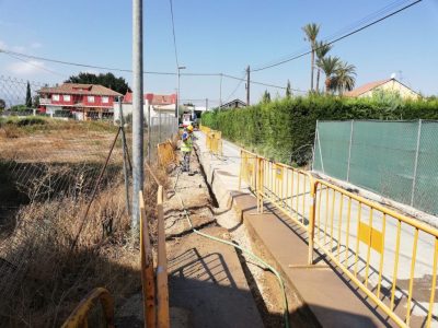 Delegado del contratista ampliación de la red de abastecimiento y saneamiento Carril Quinos - EMUASA