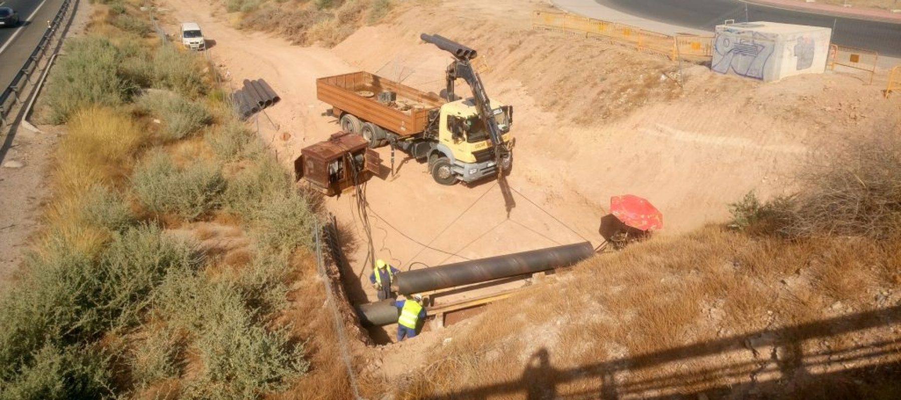 Delegado del contratista de obra de interconexión de redes de abastecimiento para la Nueva Condomina - EMUASA