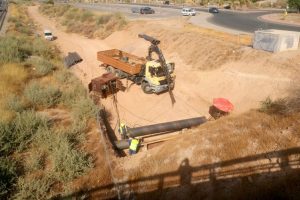 Delegado del contratista de obra de interconexión de redes de abastecimiento para la Nueva Condomina - EMUASA