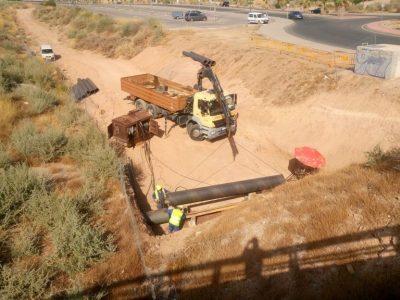 Delegado del contratista de obra de interconexión de redes de abastecimiento para la Nueva Condomina - EMUASA