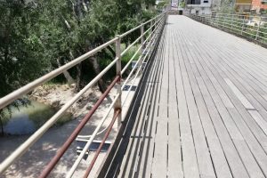 Proyecto de reparación de puente peatonal sobre el rio Segura en Abarán