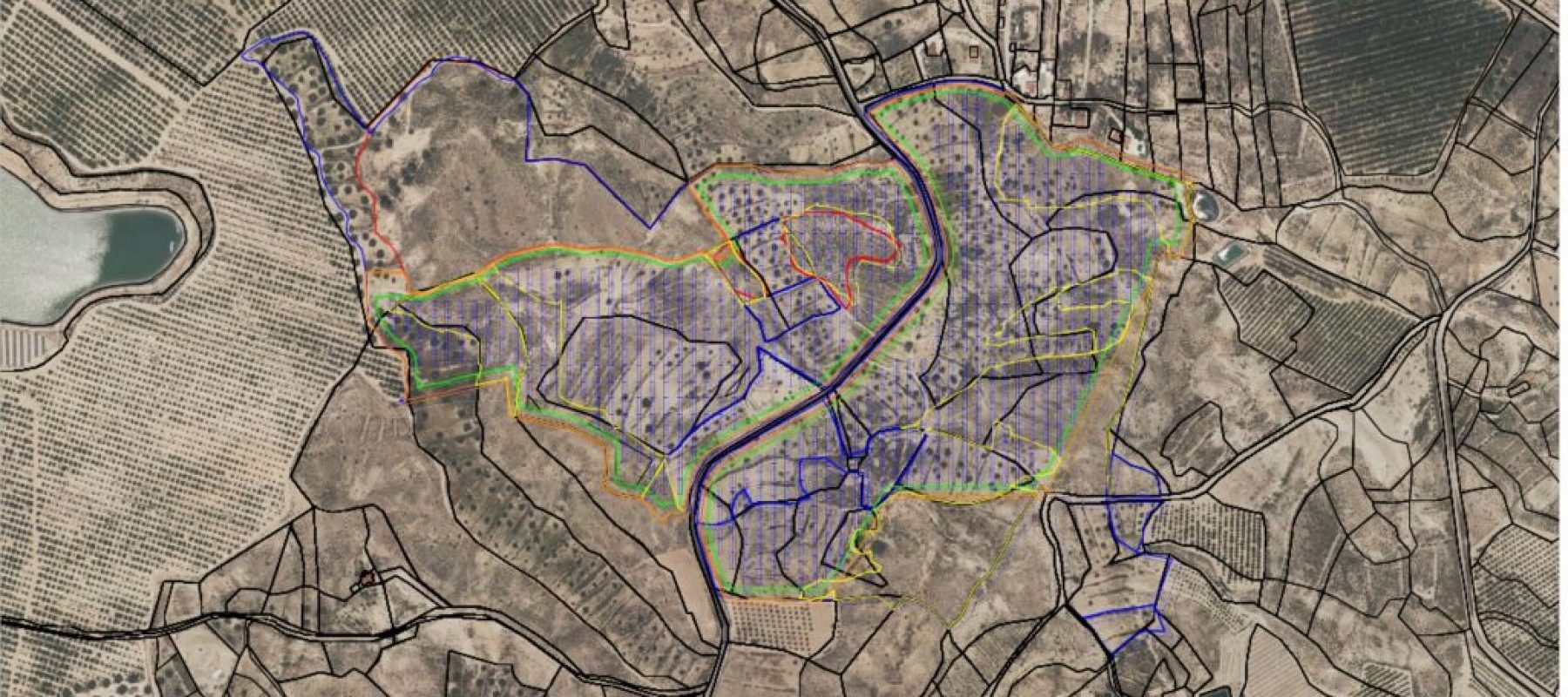 Proyecto movimiento de tierras para planta fotovoltaica Fenazar Solar - Barranco del Sordo - Murcia