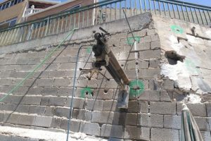 Proyecto refuerzo muro anclajes pasivos