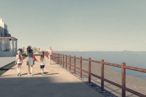 Proyecto Paseo Peatonal Playa Honda - Cartagena - Traza Ingeniería y Desarrollo Render